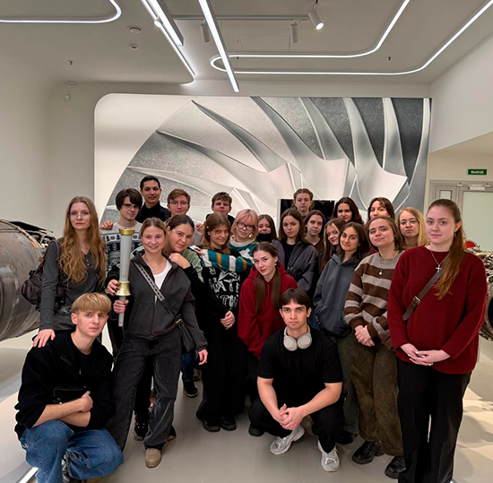 Студенты СПбКТ побывали в музее предприятия «ОДК-Климов»