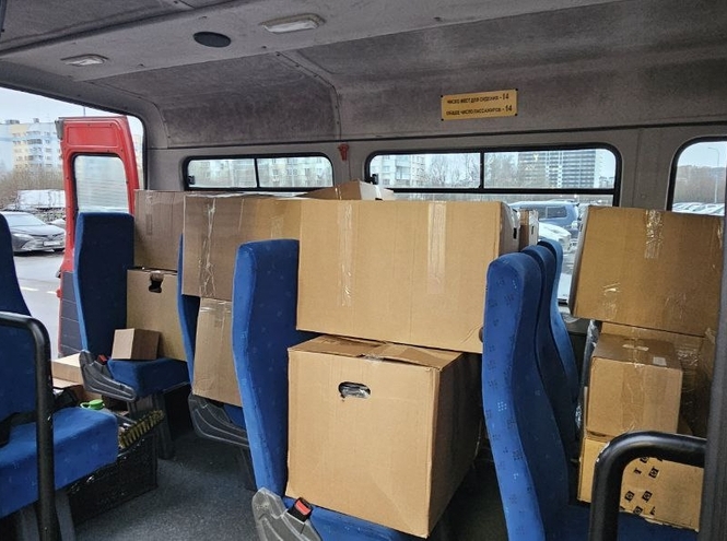 Более 250 кг гуманитарной помощи передал СПбГУТ в зону СВО