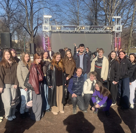 Студенты СПбКТ на Дне рождения Центрального района