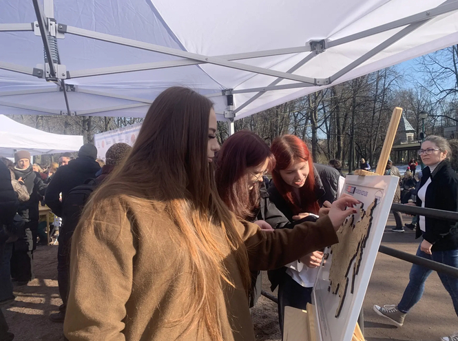 Студенты СПбКТ на Дне рождения Центрального района