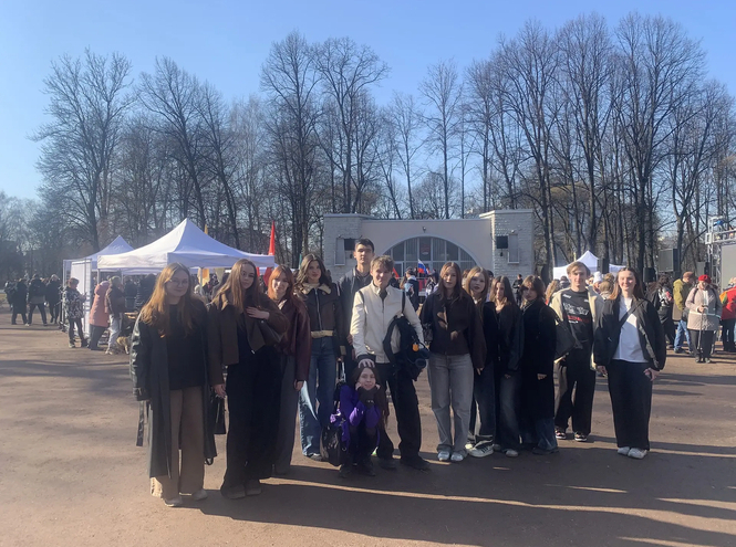 Студенты СПбКТ на Дне рождения Центрального района